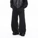 Men's Cleanfit Black Jeans - Streetwear Relaxed Fit With 3D Tailoring & Unique Curve Design_mkmklike.com
