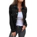 Women's Classic Denim Jacket – Timeless Washed, Slim Fit, Versatile For Casual & Smart Wear_mkmklike.com
