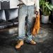 Men's Retro Washed Distressed Y2K High Street Trendy Ins Simple Fashion Jeans_mkmklike.com