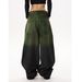 Aurora Green Washed Jeans – Oversized Streetwear Pants With Graffiti Fade For Unisex Y2K Aesthetic_mkmklike.com