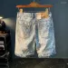 Men's Jeans Scratch Denim Shorts Summer Thin Straight Fashion Korean Style TrendsinsStreet Washed-out Vintage Casual_mkmklike.com
