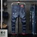 Men's Clothing Teenagers Jeans Men Beggar Pants Slim Fit Ripped Patch Jeans Men Trend_mkmklike.com