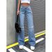 ELLE 2025 New Design Washed Casual Straight Jeans Women, Loose Trendy Versatile Long Pants For Cross-Border Trade_mkmklike.com