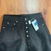 14oz Raw Selvedge Denim Jeans - 5-Button Fly Straight Cut With Unwashed Vintage Aesthetic Anti-Sag Waistband_mkmklike.com