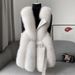Women's imitation fox fur vest fashion coat_mkmklike.com