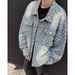 American Fashion Brand Autumn Clothing New Item Niche Design Sense Men's Denim Loose Casual Jacket Top_mkmklike.com