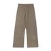 Men’S Vintage Brown & Black Relaxed Straight-Leg Jeans – Retro Washed Denim Pants With Flared Hem (100% Cotton, Non-Stretch)_mkmklike.com