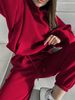 Women's Clothing autumn and winter women's clothing new fashion sports leisure sweater suit_mkmklike.com