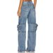 Women's Clothing street style high end casual jeans new autumn mid waist long straight overalls for women_mkmklike.com