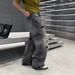 Men's & Women's Streetwear Rhinestone Distressed Jeans – Loose Fit Straight Leg With Fake Rips (S-3xl) – High-Fashion Denim_mkmklike.com