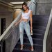 ELLE Light Color High Waist Jeans Women European American Cross-border 2025 New Elastic Slim Fit Ripped Skinny Pants_mkmklike.com