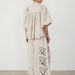 Women's Clothing Fashion Cotton and Linen Printed Wide Leg Pants Set 2024 Spring and Summer New Products_mkmklike.com