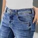 American Retro Women's Jeans For Autumn, Loose-fitting, Drapey, Wide-leg, Straight-cut Street-style Denim Long Pants,_mkmklike.com