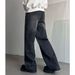 American Street Washed Vintage Jeans For Men, Loose Versatile, With Floor Hugging Feeling And A Clean Fit. Long Pants_mkmklike.com