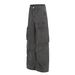 Unisex Vintage Washed Grey Cargo Pants Utility Workwear Multi-Pockets Flared Hem Relaxed Fit Zip Fly 100% Cotton Streetwear S-XL_mkmklike.com