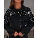 Women’s Embellished Denim Jacket – Heavy Beaded Bohemian Oversized Coat (S-3XL)_mkmklike.com