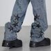 National Trend Embroidered Stars Versatile Jeans For Men And Women Summer American Style Loose Straight Couple Casual_mkmklike.com