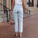 Women's Stretch Denim Straight Leg Pants Spring European American Style_mkmklike.com