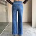 High-Waisted Stretch Wide-Leg Jeans For Women - Relaxed Straight-Leg Denim Pants_mkmklike.com