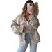 Women's Retro Leaf Print Loose Denim Top European American Style Casual Fashion 2026 Cross Border Trendy Garment_mkmklike.com