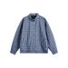 Eon Modish 2025 Autumn New American Style Simple Plaid Versatile Jacket Coat_mkmklike.com