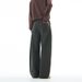 Men's Clothing & Archer0603 & Autumn/Winter New American High Street Trendy Brand Curved Blade Jeans Embroidered Flower Wide Leg Cargo Pants For Men_mkmklike.com