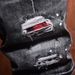 Men's Stretch Distressed Denim Shorts – Paint-Splatter Patchwork Design With Slim Fit & Breathable Fabric (Sizes 27-38, Multiple Colors)_mkmklike.com