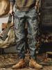 Men's Clothing Men's Heavyweight Retro Jeans Loose Straight Leg Harley Motorcycle Work Pants Casual Trousers For Spring And Autumn_mkmklike.com