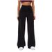 Women's Clothing High Waist Wide Leg Jeans - Stretchy Denim Pants For Casual & Office Wear, Classic Black Wash, Comfortable Cotton Blend_mkmklike.com
