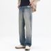 CLEANFIT New Jeans Men's Loose Straight Drape Large Size Mid-waist Trousers American Double Craft Trendy Brand_mkmklike.com