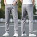 Spring/Summer Laisel Men's Denim Casual Pants Loose Straight Stretch Business Men's Long Pants Korean Edition_mkmklike.com