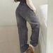 Women's Clothing Wholesale Grey Straight Leg Jeans For Women – Factory Direct Classic Denim Pants (S-XXL)_mkmklike.com