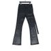 Wax Pants, Long Pants, Purely Hand-brushed Wax-coated Wax-faced Flared High-elastic Jeans, Dark Wind_mkmklike.com