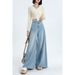European American Sizes - Best-selling Cross-border Item: Washed Blue Wide-leg Pants, Loose And Stylish Women's Jeans_mkmklike.com