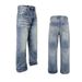 Vintage Washed Jeans – Distressed Straight-Leg Denim For Men (M-Xxl, Classic Blue) Comfortable Straight Fit_mkmklike.com