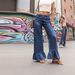 New Foreign Trade Wholesale Slim-fit High Street Pants, Solid Color Loose Flared Jeans, Women's Long Denim Pants For All_mkmklike.com