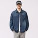 Ice Oxygen Bar Denim Jacket For Men's Spring And Summer 2025 New Style Washed Nostalgic American Thin Wear-Resistant_mkmklike.com