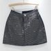 Women's Clothing Summer New Heavy Duty Hot Diamond Denim Skirt Women's Fashionable High Waist Slim A Line Hip Skirt_mkmklike.com