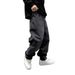 Men's Clothing Curved Blade Jeans Vintage Asymmetric Fly Jeans - Samurai-Inspired Straight Leg Denim With Multi-Pocket Utility (8 Classic Sizes)_mkmklike.com