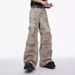 Men's Clothing Y2K Autumn American Design Wasteland Old Dirty Dye Overalls Men Retro Destroyed Raw Edge Casual Trousers Men_mkmklike.com