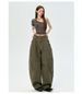 K Retro Curved Knife Jeans Women's New Casual Loose Hanging Straight Leg Wide Leg Floor Length Pants_mkmklike.com