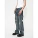 Men's Clothing | 2023S Four Seasons New Loose Retro Mid High Waist Flared Slim Fit Denim Pants_mkmklike.com