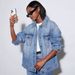 Women's Distressed Denim Jacket - Oversized Washed Cotton Coat With Street Style Fashion Trends Hot-selling_mkmklike.com