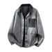 Uique Desig Hog Kog-style Retro Color-block Deim Jacket, Ew Sprig 2026 Plus-size Tur-dow Collar Jacket For_mkmklike.com