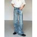 Nordmann Men's Jeans New European American Style Loose Straight Casual Spring And Autumn Trendy Brand Retro Slimming Long_mkmklike.com