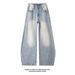 Men's Bamboo Joint Washed Curved Jeans Loose Wide Leg Casual Trousers Mid Waist Straight Pants Autumn Style High Street Vibe Black Blue_mkmklike.com