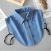 Women's Clothing Denim Shirt Collar Versatile Collar Casual Replacement Multifunctional Collar With Sweater Clothes_mkmklike.com