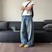 Cleanfit Vintage Washed Jeans – Oversized Straight-Leg Denim Pants For Men (S-XXXL, Classic Blue & Dark Wash)_mkmklike.com