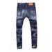 Men's Vintage Washed Ripped Skinny Jeans – Retro Street Style With Paint Embroidery (28-38)_mkmklike.com