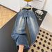 Women's Heavy Duty Rhinestone Embroidered Low Rise Denim Jeans Slimming Straight Leg Floor Length Pants Spring Retro Millennial Style_mkmklike.com